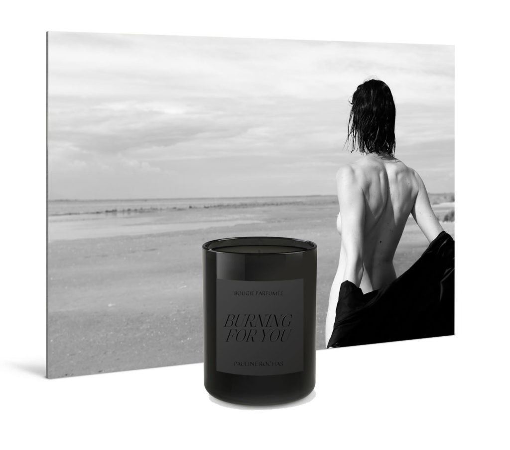 animica ritratti su cartolina - candela profumata rochas - burning for you - giudecca venezia