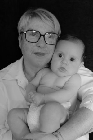 Grandmother Monica and grandson Gabriele