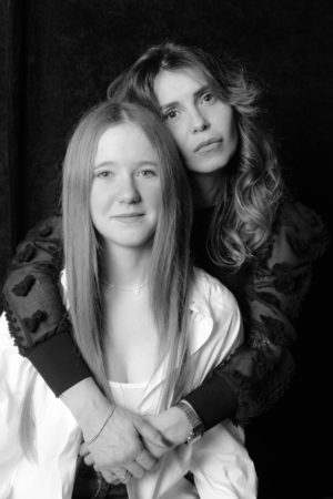 Portrait photographique de famille - Monica et sa fille Alessia - Studio Animica Venezia