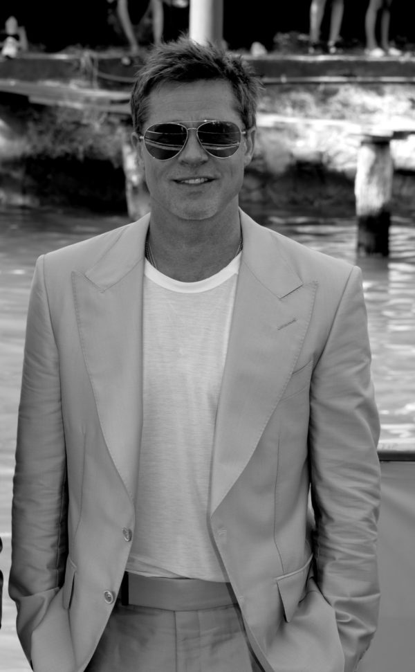 T-shirt Brad Pitt Celebrities in black - Animica Icons - Image 3