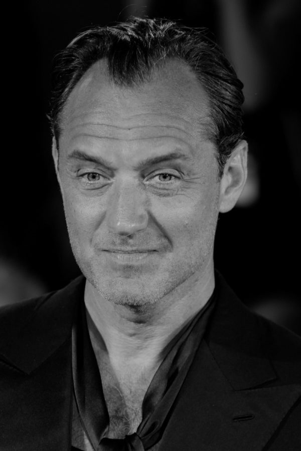 T-shirt Jude Law Celebrities in black - Animica Icons - Image 3