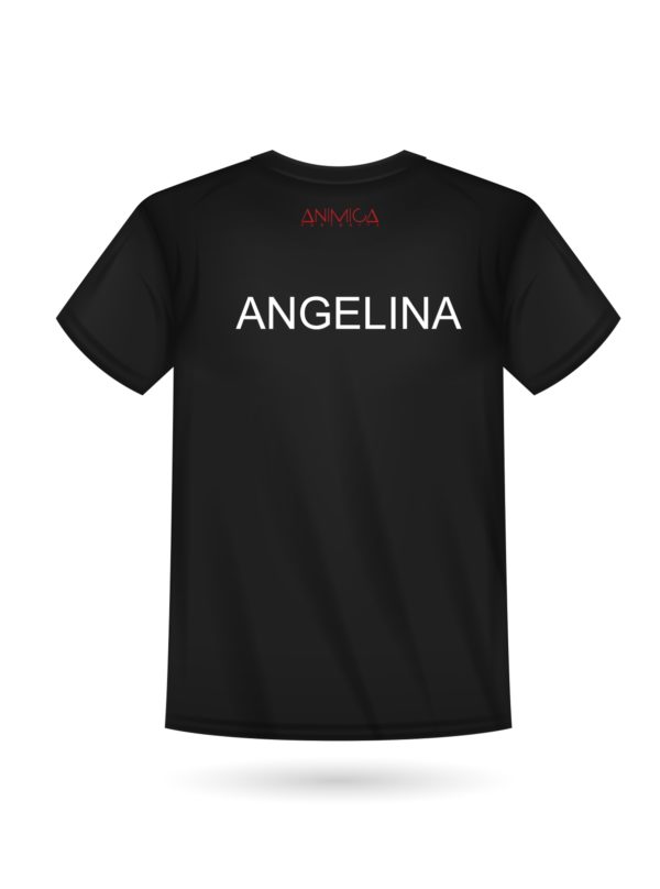 T-shirt Angelina Jolie Celebrities in black - Animica Icons - Image 2