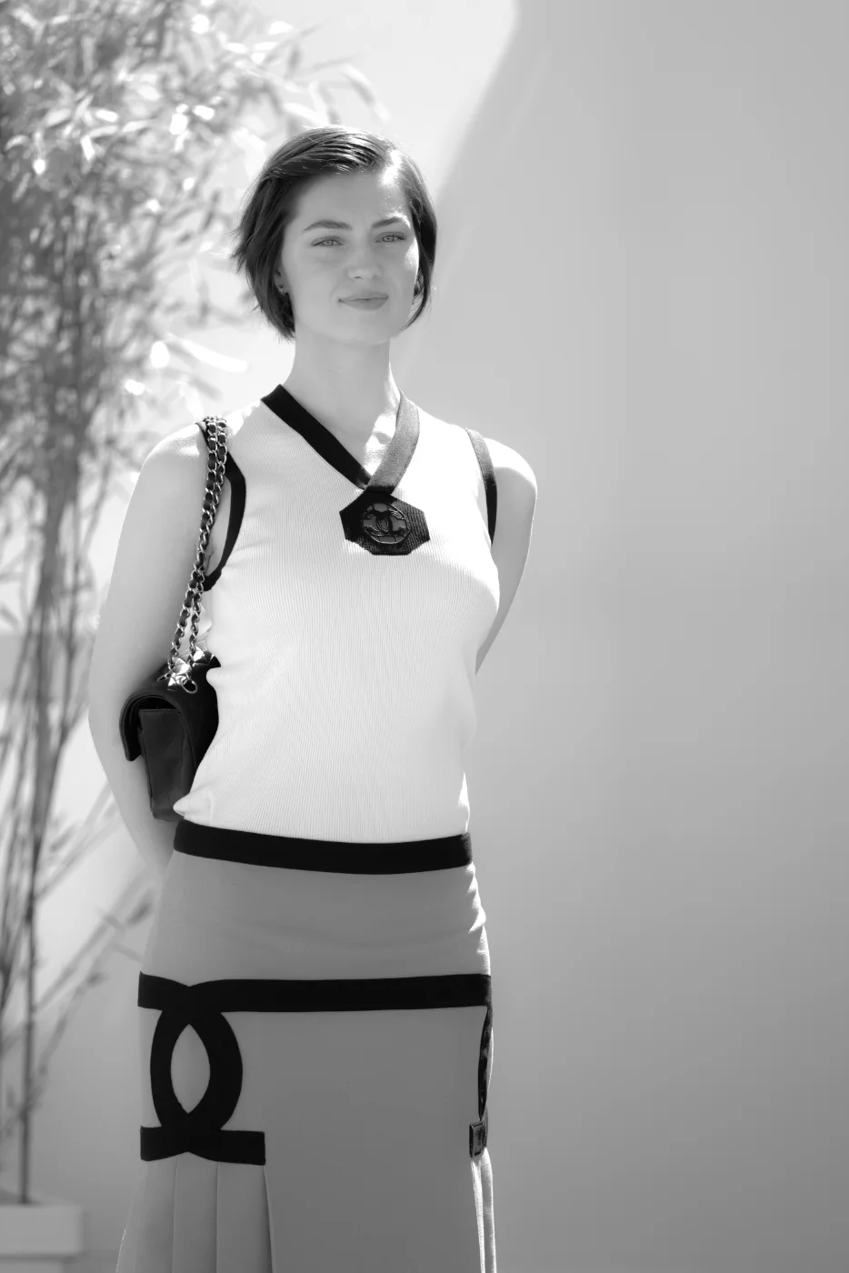 Anamaria Vartolomei in profile portrait at the La Bataille de Gaulle photocall, Cannes Film Festival 2026 – Ph. Barbara Pigazzi, Studio Animica