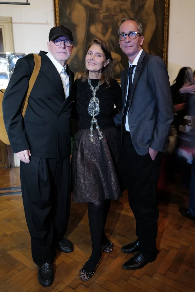 Sigrid de Montrond con Dries Van Noten come ospite, Atelier Visconti, Palazzo Bragadin, Venezia, maggio 2026, cortesia Sigrid e Xavier de Montrond, ph. Barbara Pigazzi
