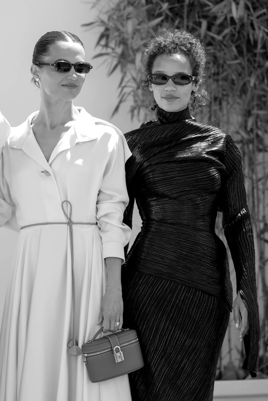 Taylor Russell in Schiaparelli with Alicia Vikander at the Hope photocall, Cannes Film Festival 2026 – Ph. Barbara Pigazzi, Studio Animica