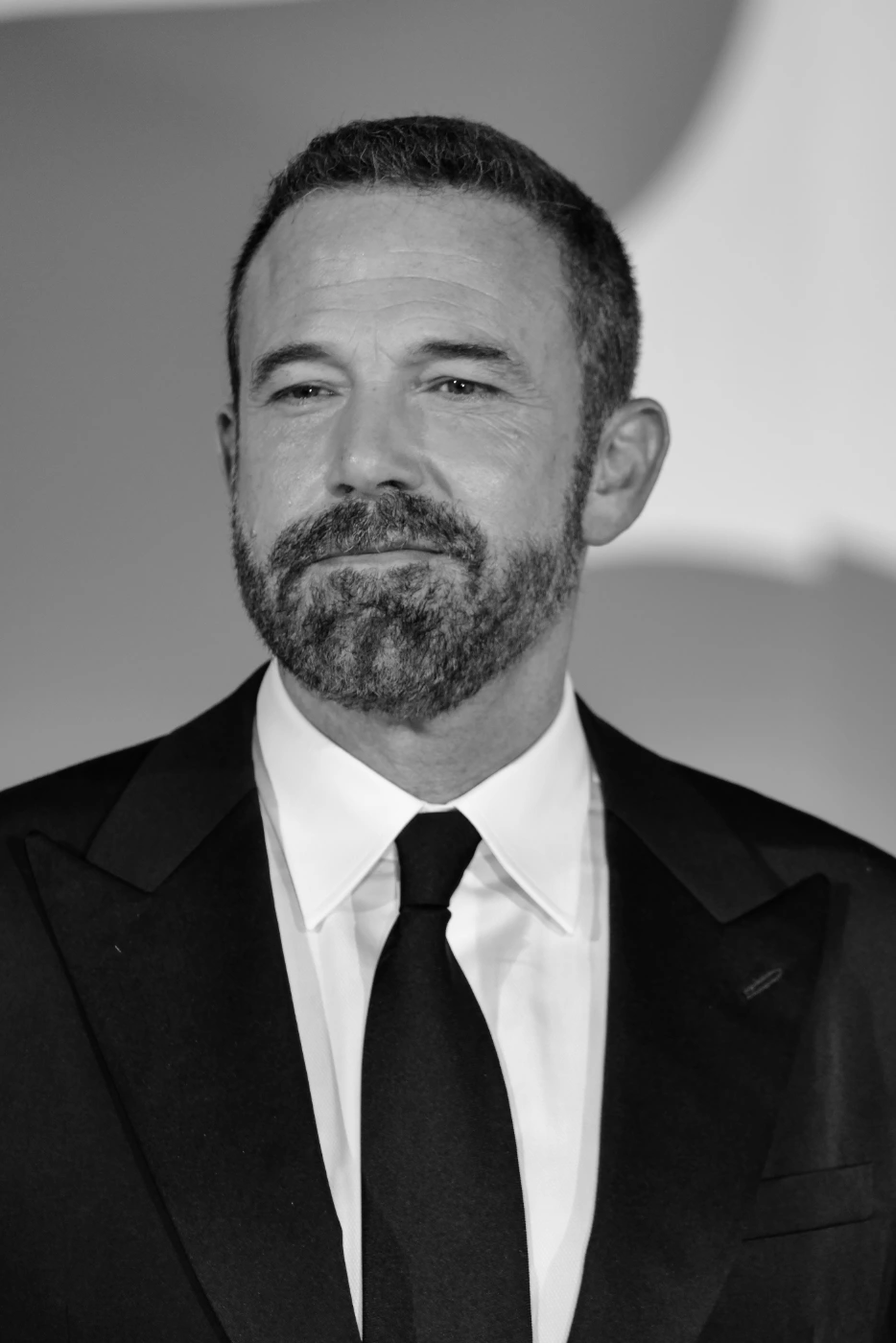Ben Affleck portrait in black and white, Venice Film Festival 2026 – Ph. Barbara Pigazzi, Studio Animica