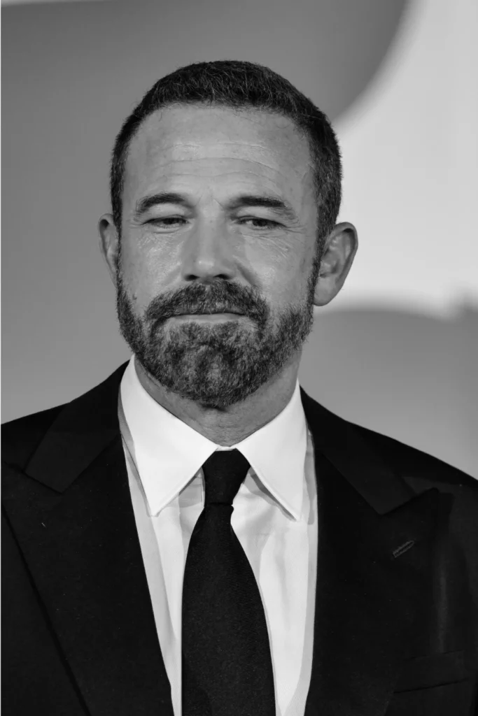 Ben Affleck portrait looking down, Venice Film Festival 2026 – Ph. Barbara Pigazzi, Studio Animica