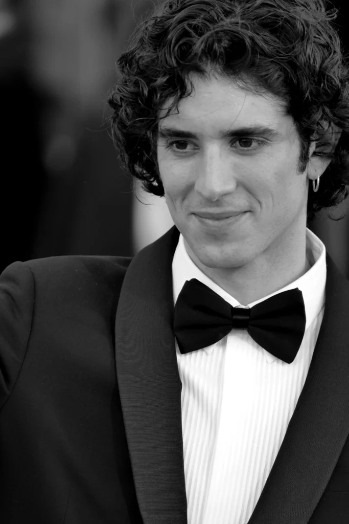 Nicolas Maupas close-up portrait in black and white, Venice Film Festival 2026 – Ph. Barbara Pigazzi, Studio Animica